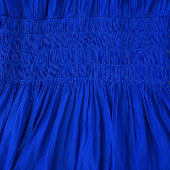 Ramy‎ Brook Paris Mini Dress Sleeveless Smocked Waist Pleated Skirt M - Picture 7 of 10